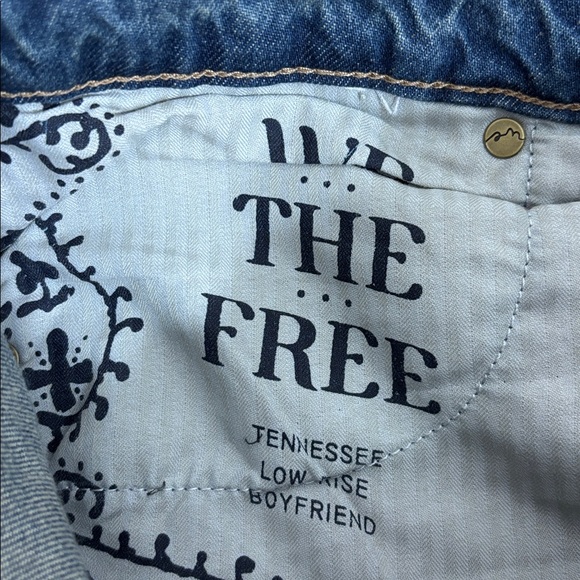 We The Free Tennessee Low-Rise Boyfriend Jeans 29 Cowboy Romance Wide Leg - Picture 12 of 12